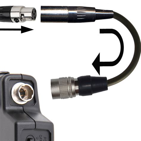 Audio Technica 4 Pin Hirose Atw Wireless Transmitter Microphone Adapte