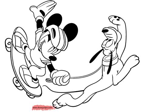 Mickey Mouse Friends Coloring Pages 7 Disneyclips Com