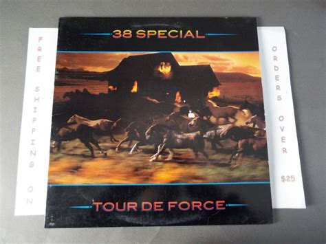 38 Special Tour De Force 1982 Lp W Lyric Sleeve Back Where You Belong