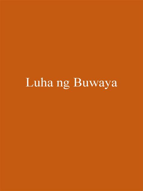 Luha Ng Buwaya Pdf
