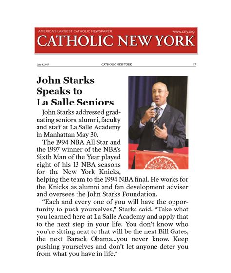 Catholic New York Features La Salle Academy La Salle Academy