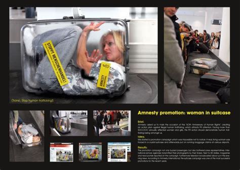 Amnesty International Woman In A Suitcase Traffic Humain Womens