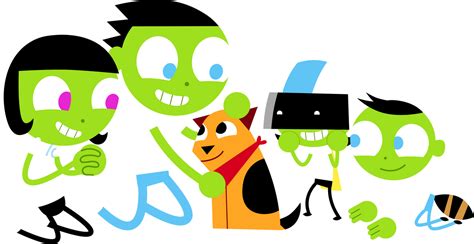 Pbs Kids Digital Art Four Kids And Their Pet Dog By