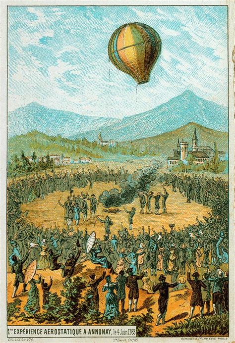 First Hot Air Balloon Demonstration Photograph By Universal History