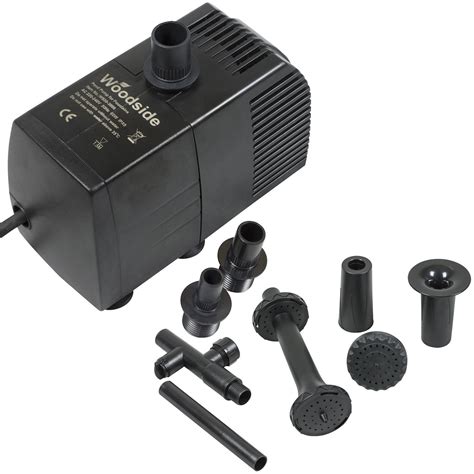 Woodside Submersible Water Feature Pond Fountain Pump 600lph 3000lph