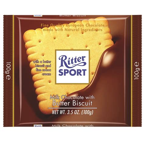 Ritter Sport Butter Biscuit 10x100g King Of Sweets