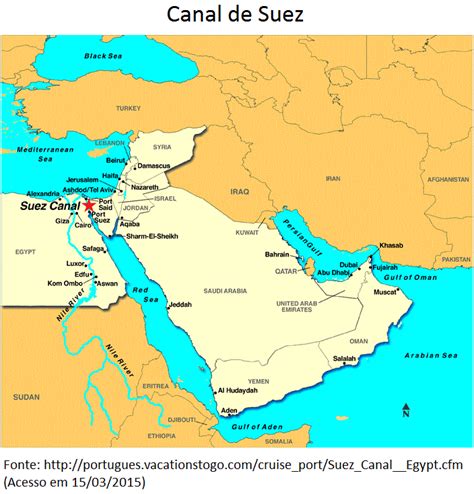 Suez canal, as seen from earth orbit original owner suez canal company (compagnie universelle du canal maritime de suez) construction began. A importância do Canal de Suez