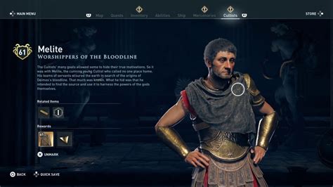 Assassin S Creed Odyssey Worshippers Of The Bloodline Cult Member