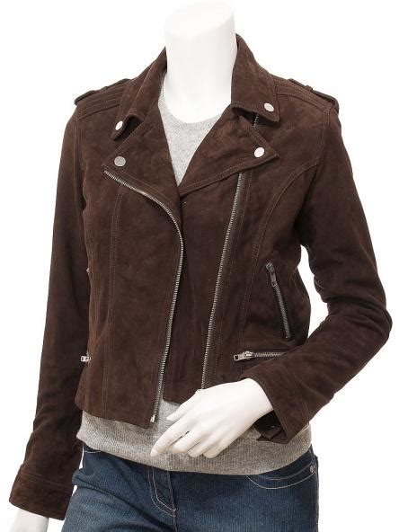 A wide variety of women brown suede jacket options are available to you, such as shell material, feature, and decoration. Women's Brown Suede Biker Jacket: Dolomite :: WOMEN :: Caine