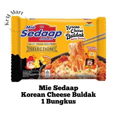 Jual Mie Sedap Korean Cheese Buldak Spicy Chicken 1 Bungkus Pcs Sedaap Korea Keju Shopee Indonesia