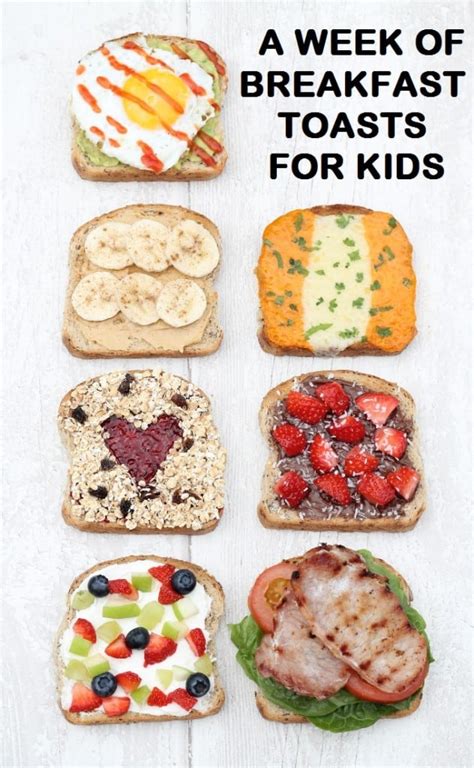 7 Healthy And Filling Breakfast Toasts My Fussy Eater Easy Kids Recipes