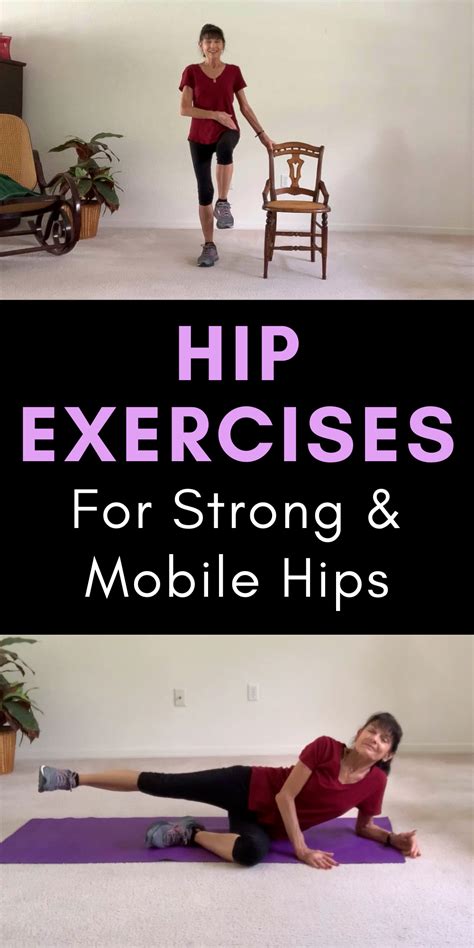Hip Strengthening Exercises For Seniors Fitness With Cindy Hip