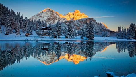 1360x768 Misurina Lake Reflections Laptop Hd Hd 4k Wallpapersimages