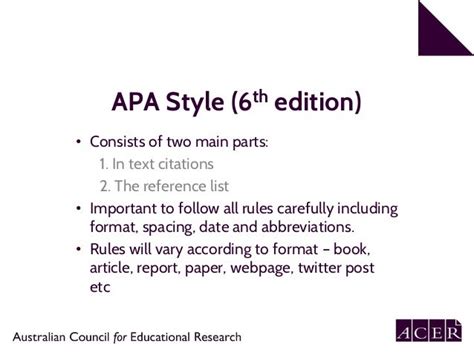 Apa 6th Edition Reference List