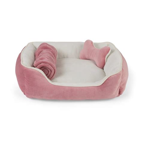 Everyyay Essentials Pink Snooze Fest Dog Bed Bundle 22 L X 18 W Petco