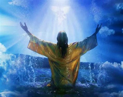 Holy Spirit Descending On Jesus Religious Photosandquotes Pinterest