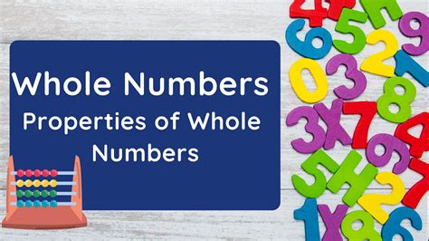 Whole Numbers Properties Of Whole Numbers Teacha