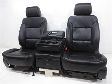 Replacement Gm Chevy Silverado Sierra Oem Leather Front Seats 2014 2015