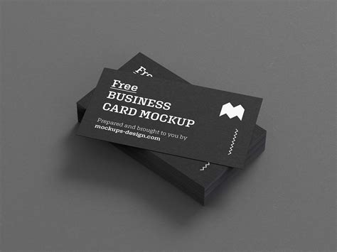 5 Free Business Card Mockup Scenes Psd