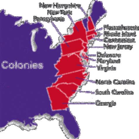 The territory inhabited by such a body the 13 british colonies in america. The 13 Colonies timeline | Timetoast timelines