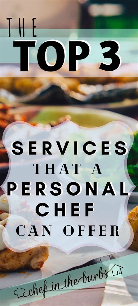 Pin On Personal Chef Services