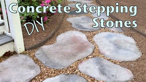 Youtube Concrete Stepping Stones Stepping Stones Diy Concrete Diy