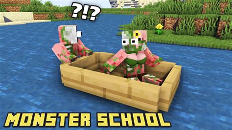 Monster School Zombie Pigman Life 5 Traitor Sad Story Minecraft