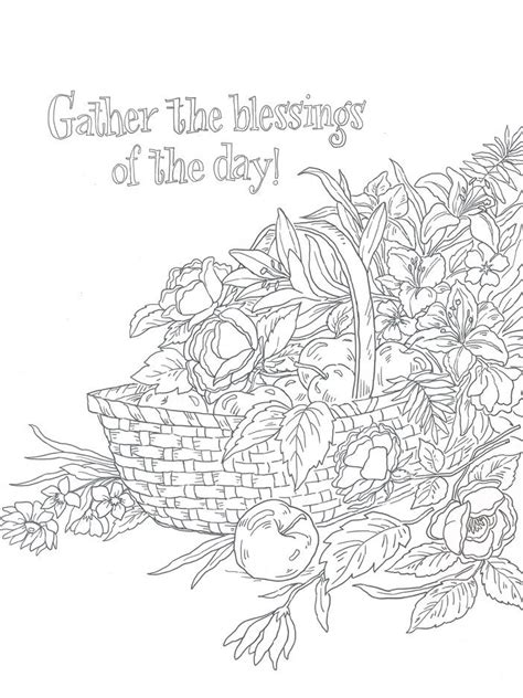 God Made Land And Plants Coloring Pages