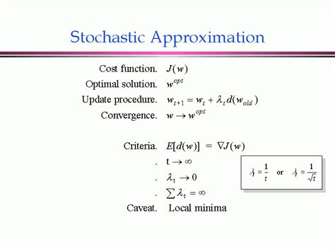 Stochastic Approximation