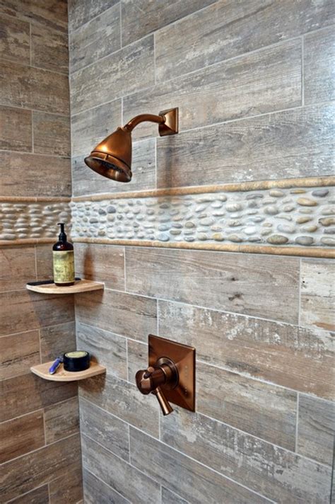 Home › portfolio › residential › inspiring homes › rustic bathroom tiles. Rustic Designer Bathroom in Golden