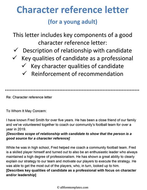 Sample Letter Of Character Reference Database | Letter ...