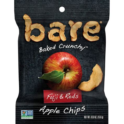 Bare Natural Apple Chips Fuji And Reds Gluten Free Baked Snack