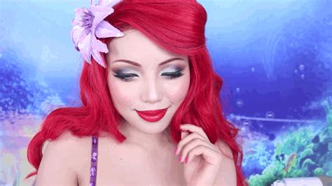 The Little Mermaid Makeup Tutorial Disney Princess Ariel Hair And Makeup