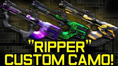 Ghosts New Custom Camo Ripper Edition Youtube