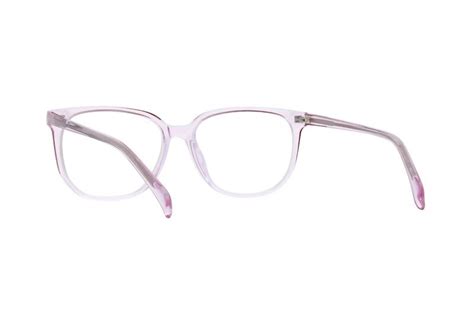 Pink Acetate Full Rim Frame 662919 Zenni Optical Square Glasses Blue Accents Polished Look