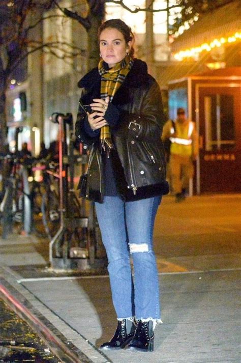 Lily James Street Style Lily James Famous Outfits Actress Lily James