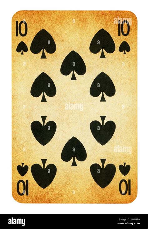 Ten Of Spades Hi Res Stock Photography And Images Alamy