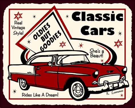 Incredible Antique Metal Car Signs With Best Inspiration Antique And