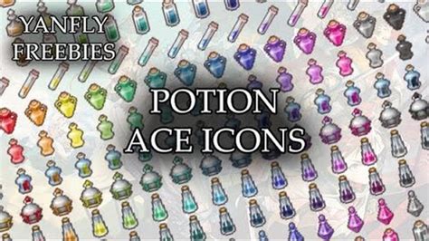 Freebies Potion Ace Icons By Yanfly From Patreon Kemono