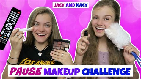 Pause Makeup Challenge ~ Jacy And Kacy Youtube