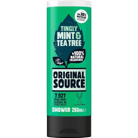 Original Source Body Wash Tingly Mint And Tea Tree Shower Gel 250ml