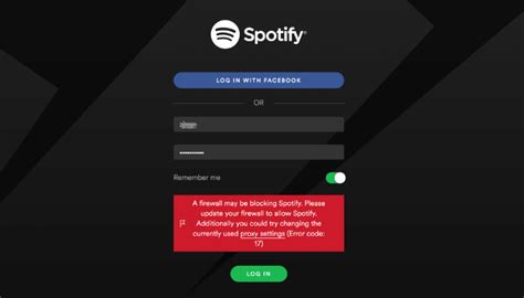 Spotify Error Code