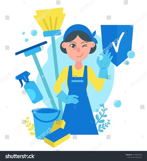4 Thousand Cartoon Cleaning Lady Royalty Free Images Stock Photos