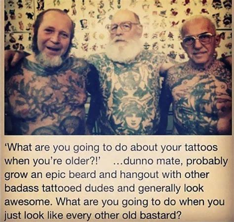 Tattooed Pensioners Pose Naked To Prove That Inkings Look Good On Older