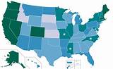 Images of States With Legal Marijuana Laws