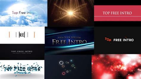 Top 10 Free After Effects CC CS6 Intro Templates No Plugins+Download