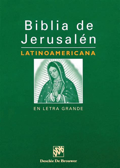 Biblia De Jerusalen Latinoamericana Os En Letra Grande Multiple