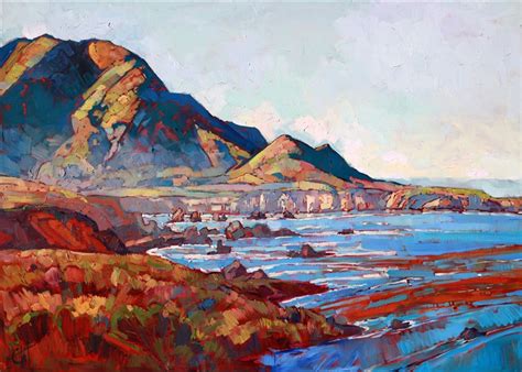 Coastal seaside oil paintings by professional artist, amber palomares: My California - Erin Hanson Contemporary Impressionism Art ...