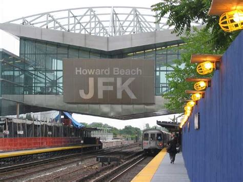 Howard Beach Jfk Airport Subway Station Rockaway Line Queens 1956
