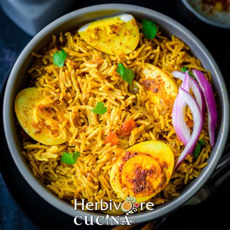 Herbivore Cucina Instant Pot Masala Egg Biryani